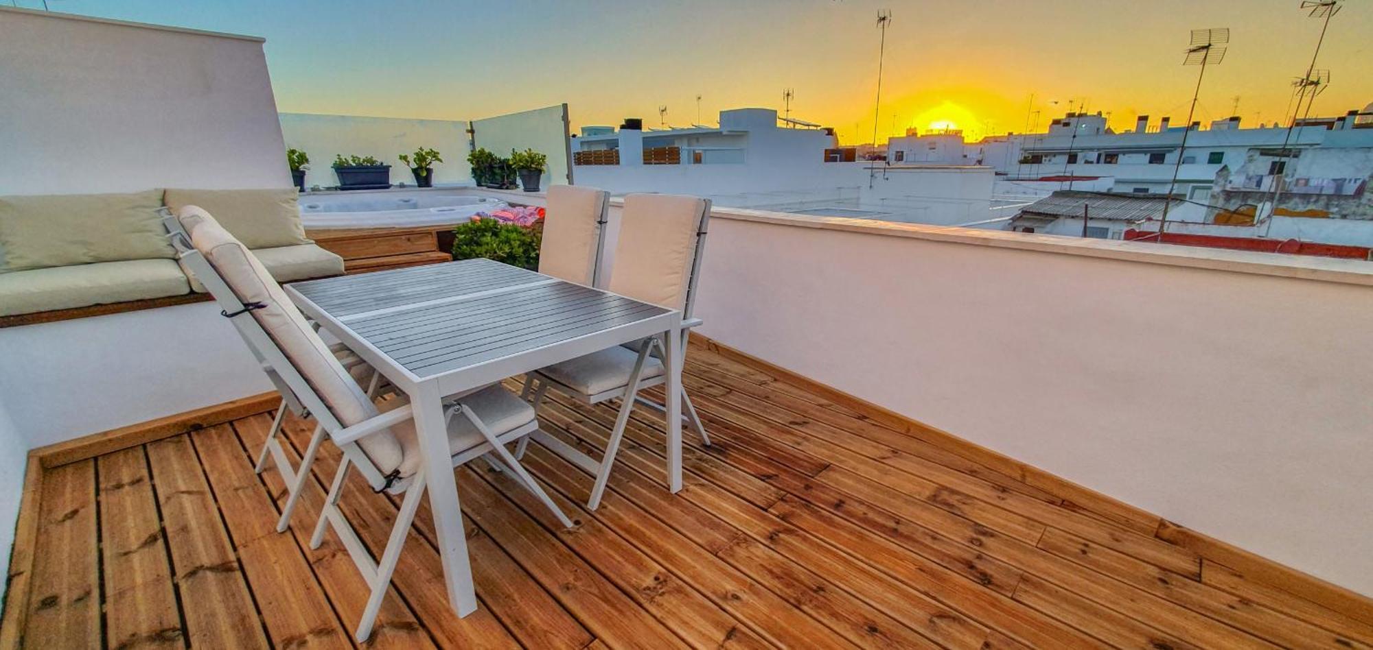 Penthouse With Jacuzzi, And Garaje Grupo Ac Gestion Apartamento Cádis Exterior foto